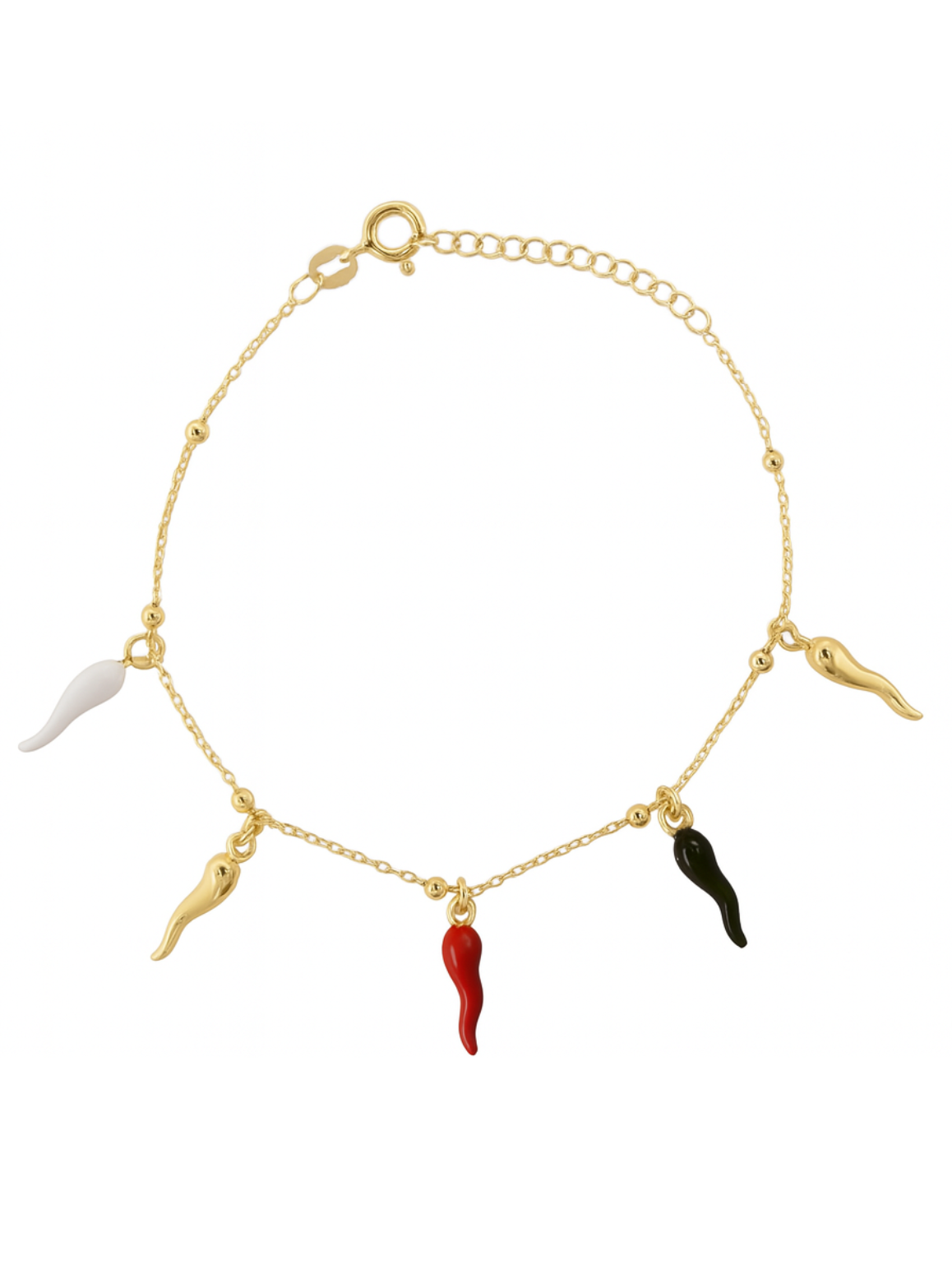 Estate Gold Cornicello Bracelet | Bella Luck Charms