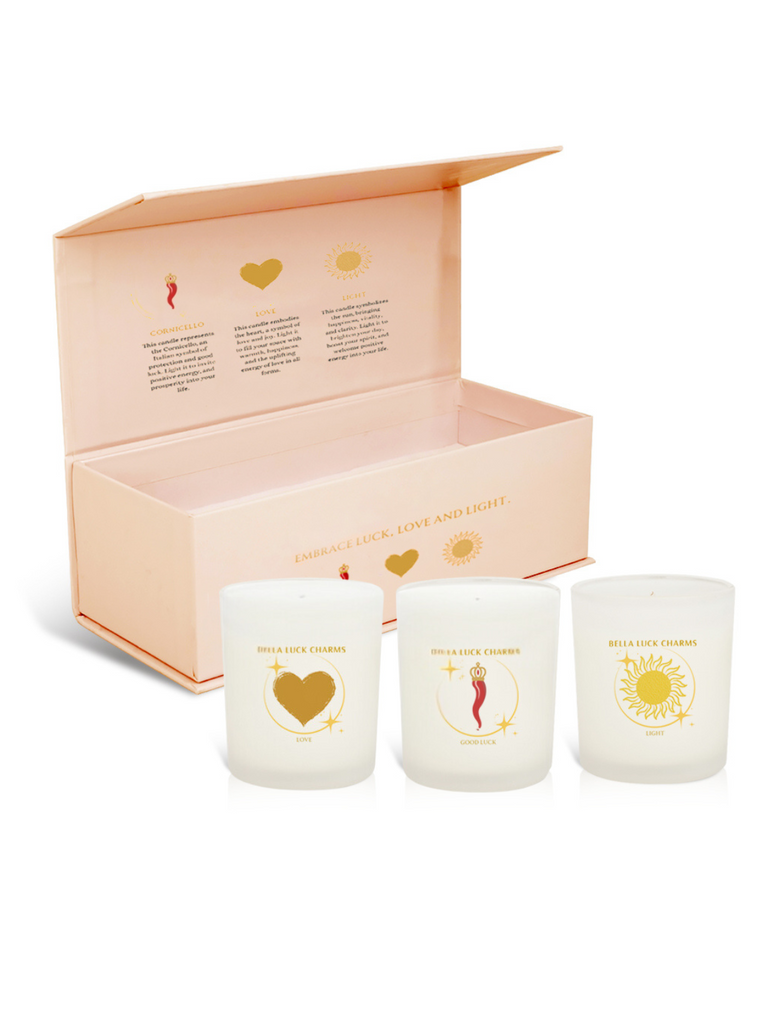 Cornicello Candle Gift Box Set | Bella Luck Charms