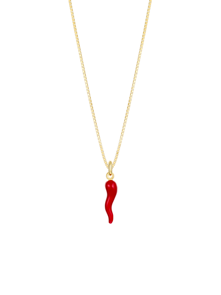 Roma Red Cornicello Necklace | Bella Luck Charms