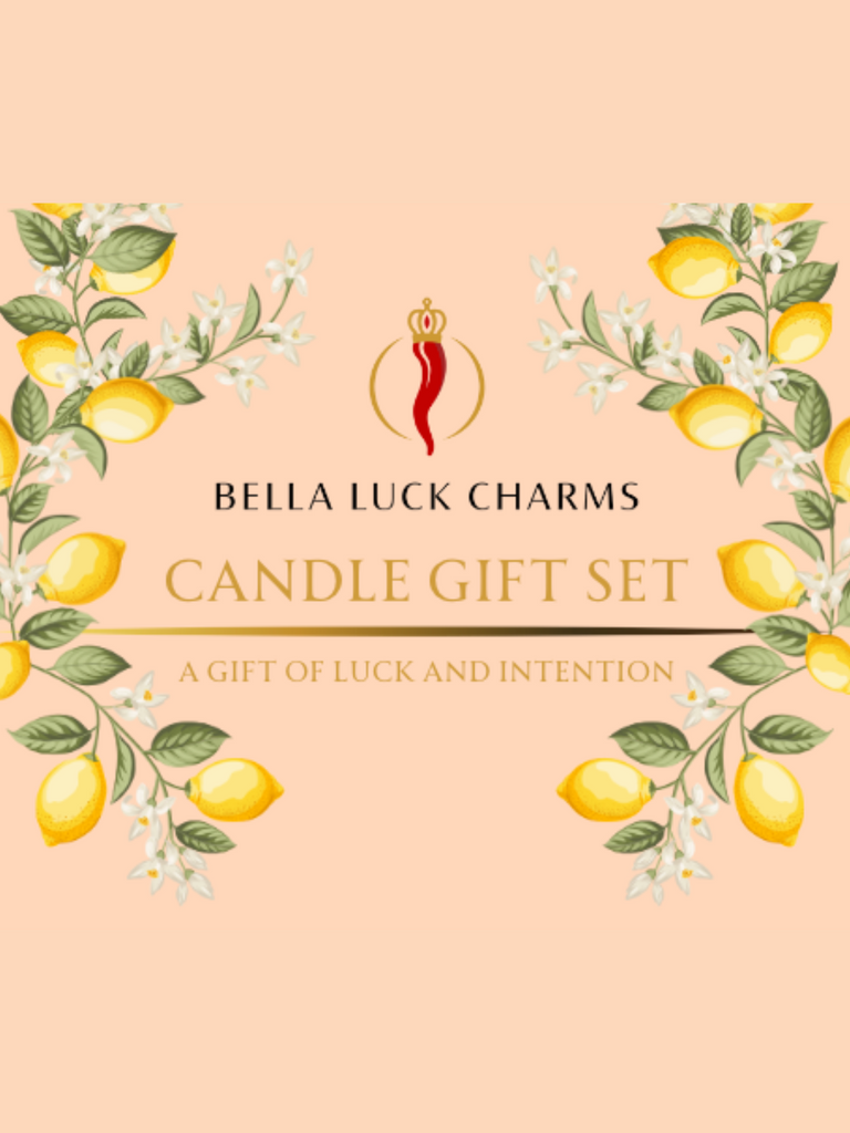 Cornicello Candle Gift Box Set | Bella Luck Charms