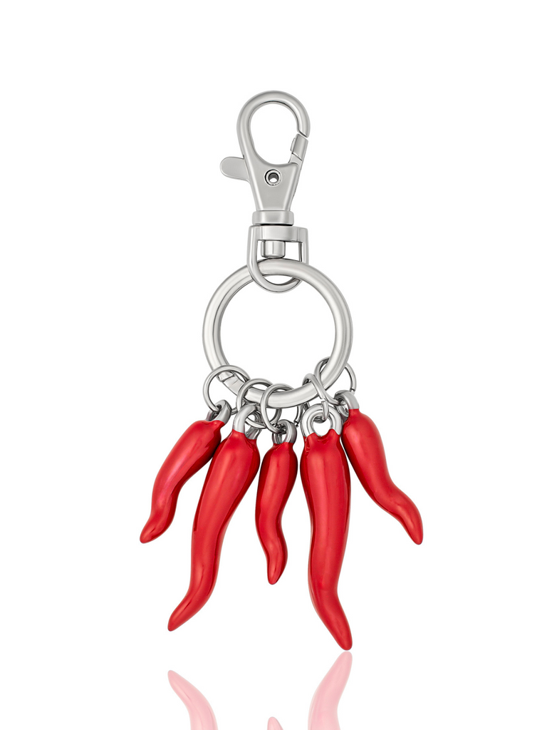 Rosso Argento Key Ring and Bag Charm | Bella Luck Charms