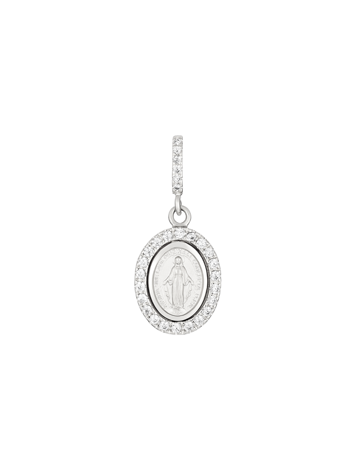 AFP AS-754 Madonna Saint Mary Pendant 925 Sterling Silver