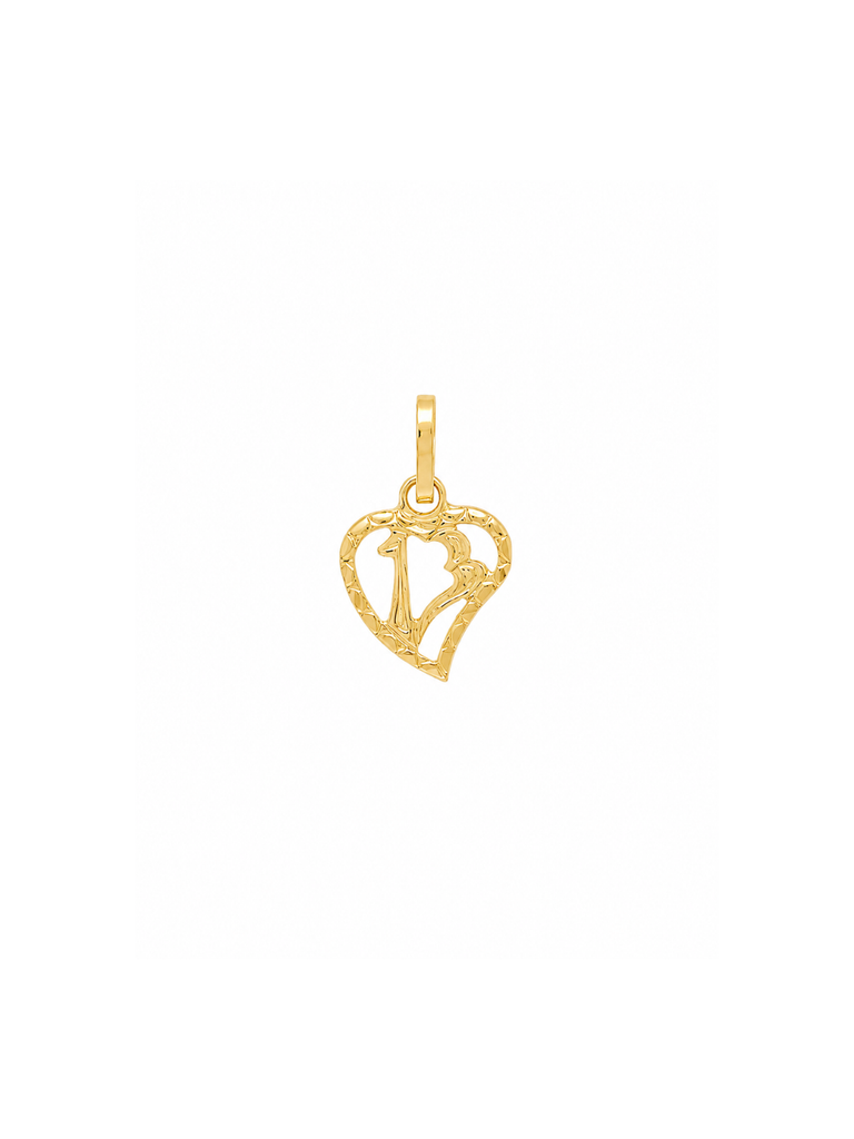 Tredici 18K Gold Pendant | Bella Luck Charms