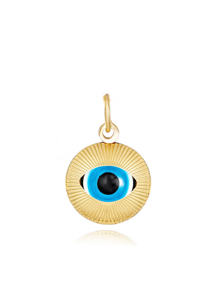 Occhio Azzurro 18K Pendant | Bella Luck Charms