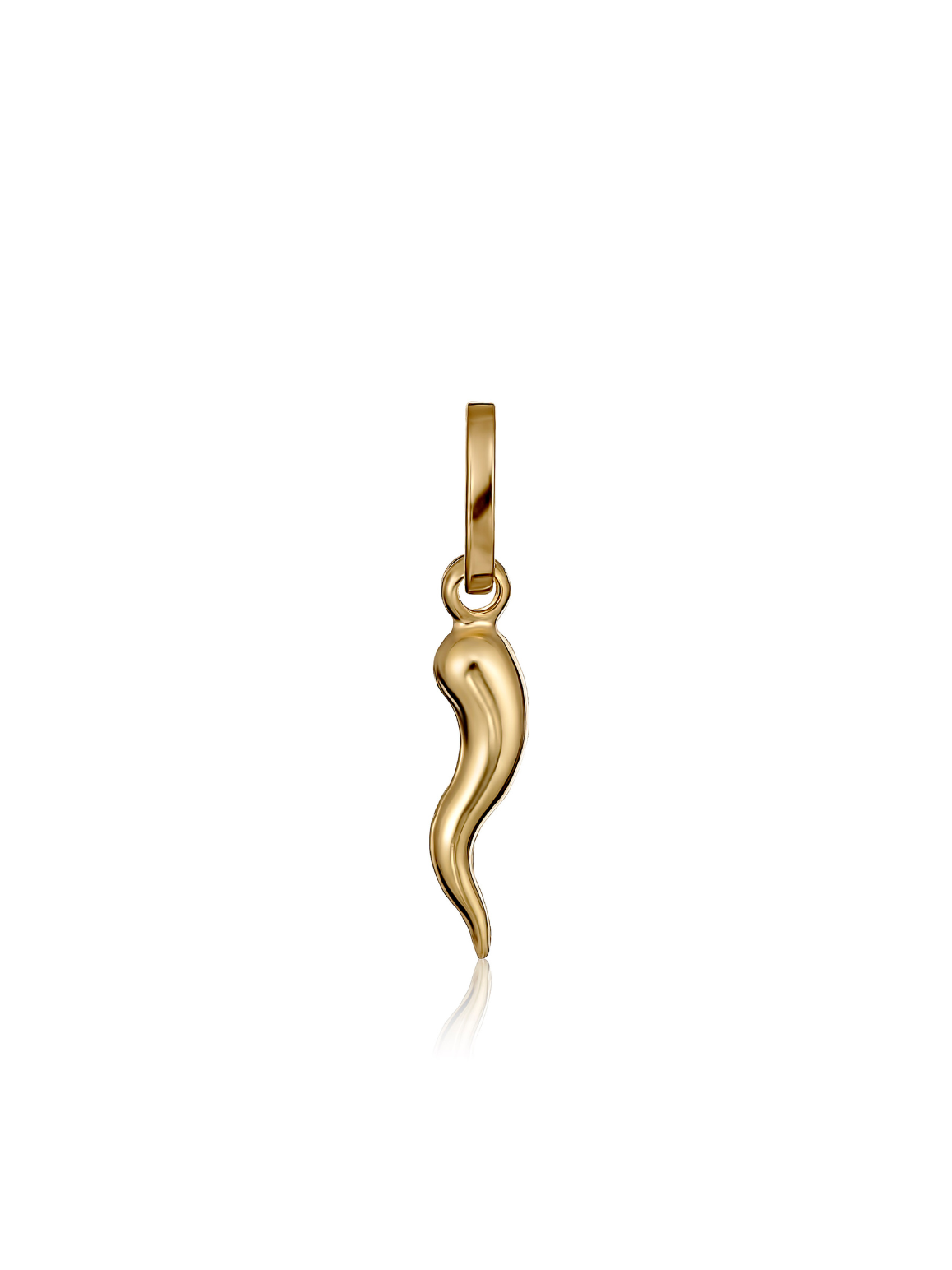 Sorrentina 18K Gold Cornicello Pendant | Bella Luck Charms | Bella