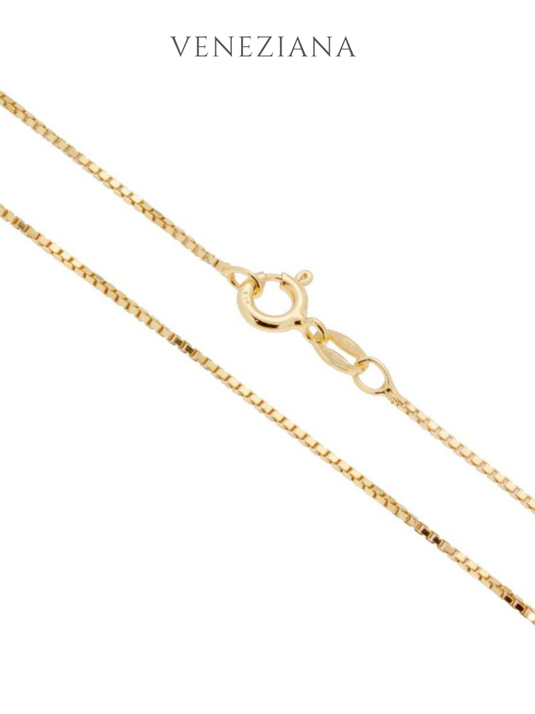 Magna Sistina 18K Gold Cornicello and Diamante Madonna Necklace | Bella Luck Charms